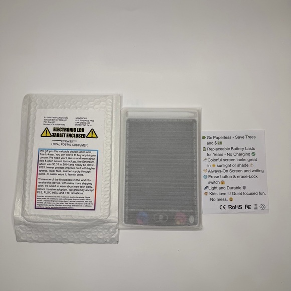 PulseChain/Hex Mass Marketing Tablet -‎ First Batch - Super RARE - Picture 6 of 6